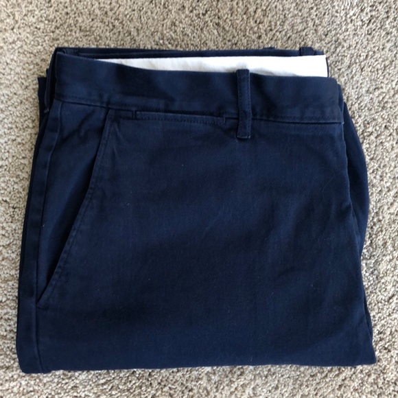 J Crew Men’s Dark Navy “Stretch” Khaki Pants 36/32 - Picture 3 of 3